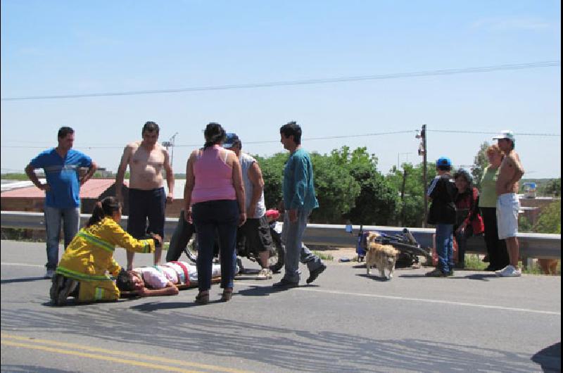 Las Termas una menor de 12 años perdió la vida al chocar con su moto