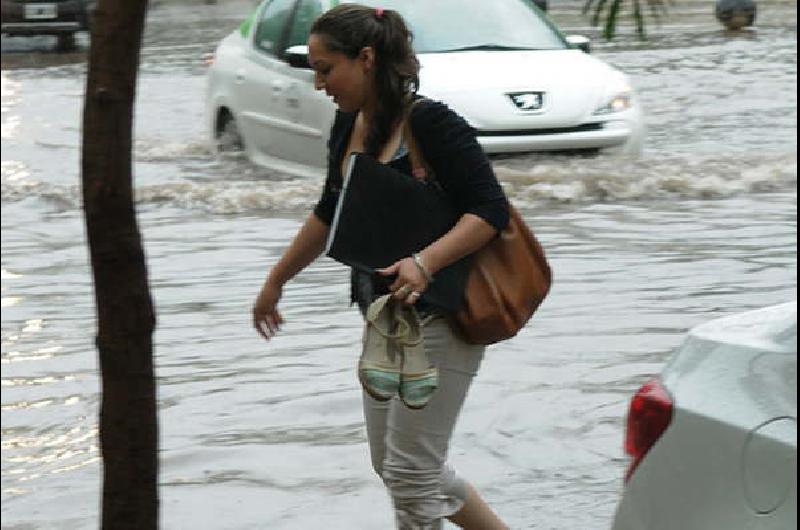 La Gran Cantidad De Agua Ca Da En Pocas Horas Ayer Gener