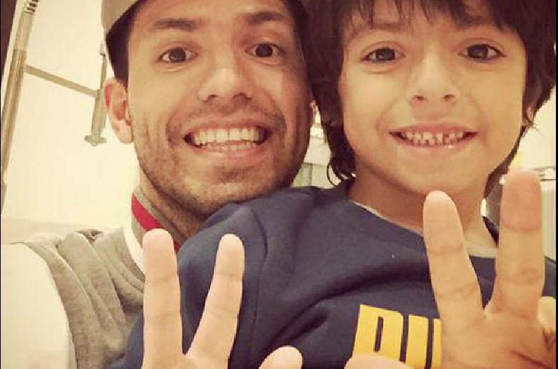 El Kun Agüero celebró los seis años de su hijo Benjamín con una