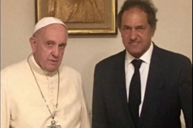 El papa Francisco recibió a Daniel Scioli en El Vaticano El papa