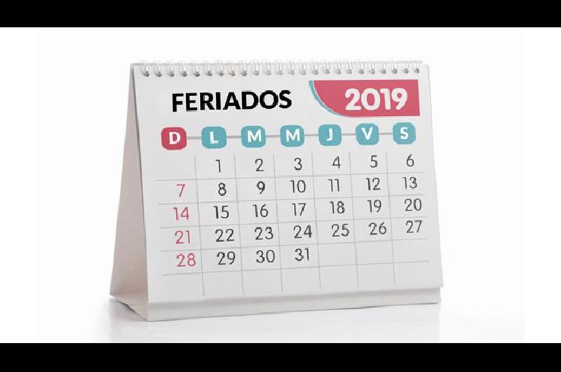 Calendario De Feriados Y Fines De Semana Largos 2019 El Ministerio