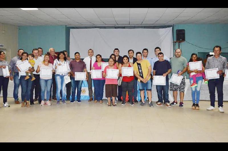 Inauguraron Viviendas Sociales Y Obras En Malbr N En La Localidad De