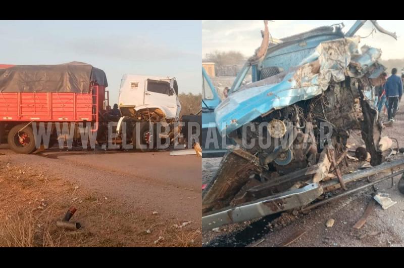 Ruta Violento Choque Frontal De Camiones Dej Un Muerto Y Tres