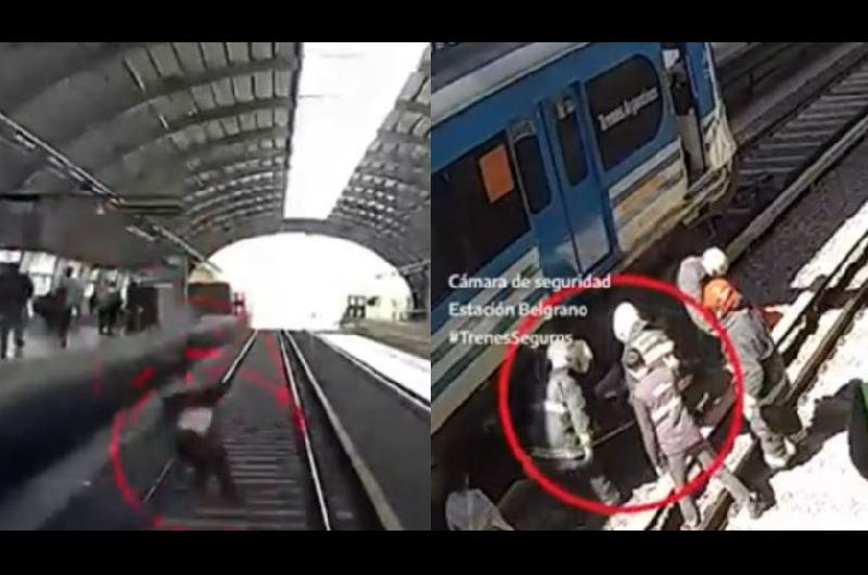 Impactante Video Se Desmay Cay Sobre Las V As El Tren Lo Atropell