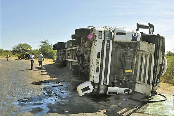 CONTAMINADOS Encima de los terneros muertos cayó combustible