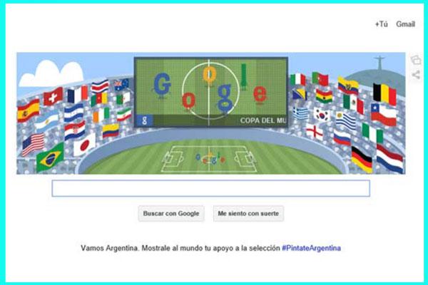 Google tambieacuten se sumoacute a la final del Mundial con un doodle