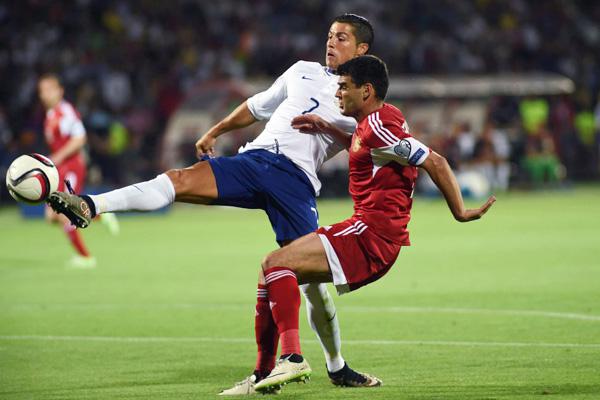 Exhibicioacuten y hat-trick de Cristiano Ronaldo ante Armenia