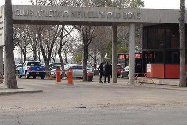 Hubo custodia policial en el entrenamiento del plantel