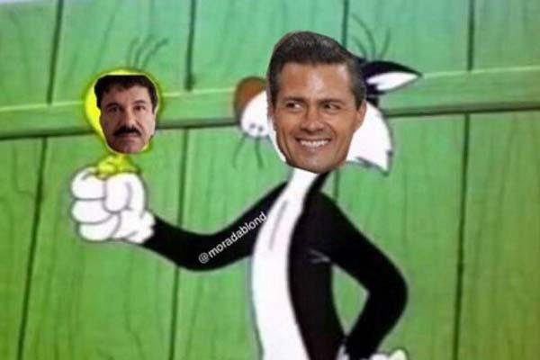 Como era de esperar aparecieron los memes del Chapo Guzmaacuten