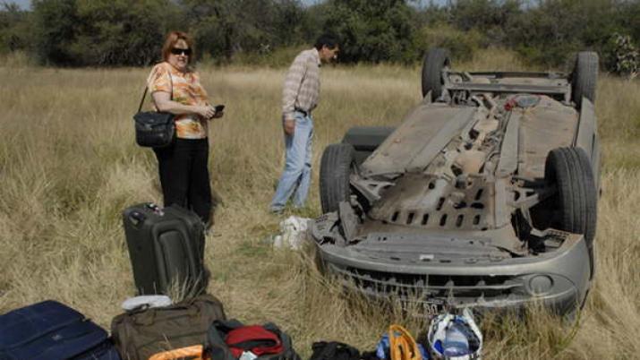 Impresionante vuelco sobre ruta 34 cerca de Garza