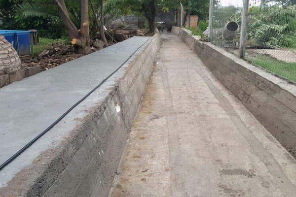 Concluyen obra del canal y desaguumle pluvial en barrio Norte de Ojo de Agua