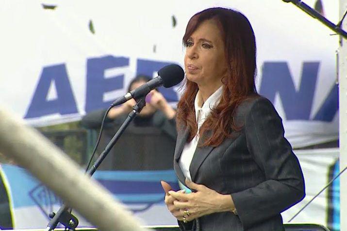 CFK- Me pueden meter presa pero no me van a callar