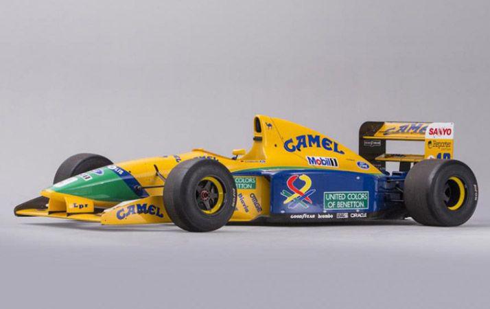 Se subasta el Benetton de F1 de Schumacher