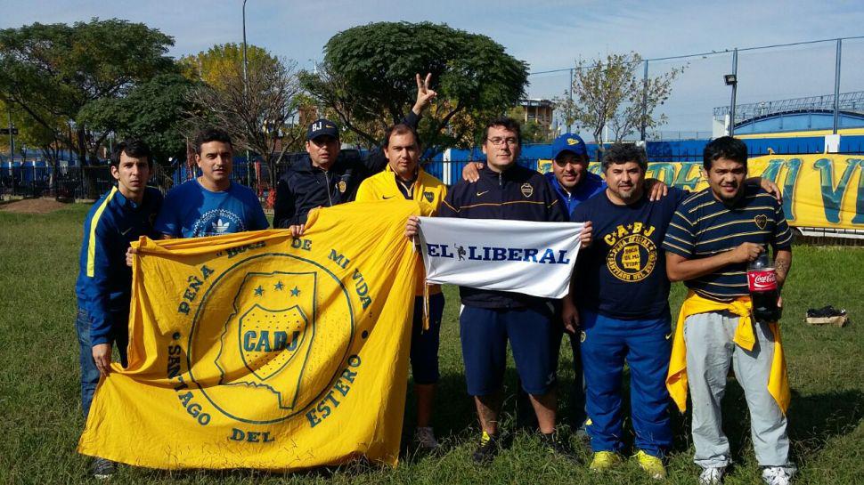 Santiaguentildeos en la previa de Boca-River