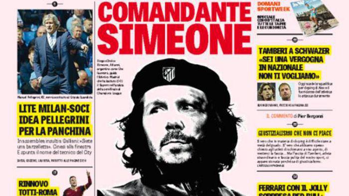 La prensa italiana habla del Comandante Simeone