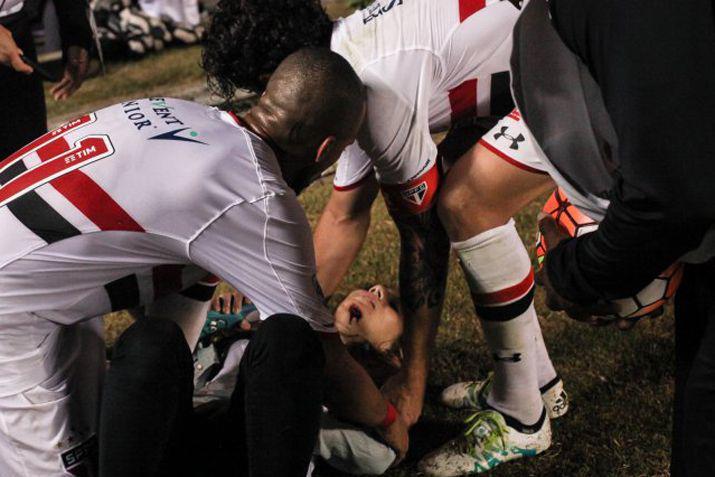 El hecho causó temor en los hinchas