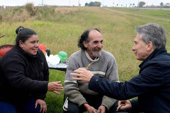 Golpearon al puestero que fue visitado por Mauricio Macri