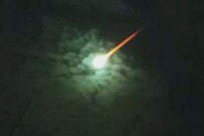 Cayoacute un meteorito entre Cariloacute y Pinamar