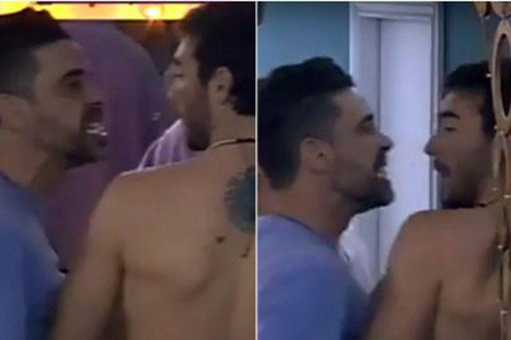 Los Gran Hermano a los empujones en una noche de peleas