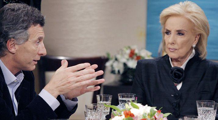 Mirtha Legrand agradecioacute a Macri por haberla recibido