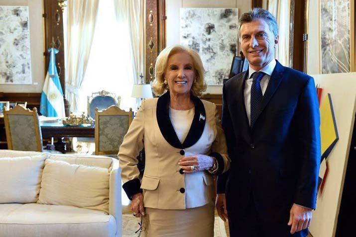 Mirtha Legrand agradecioacute a Macri por haberla recibido