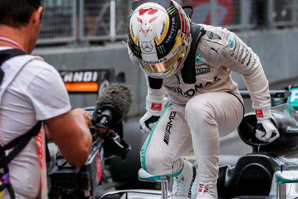 Hamilton se dio el gusto en Montecarlo 