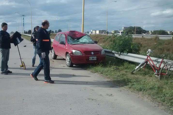 Lograron identificar al ciclista que murioacute en la Autopista