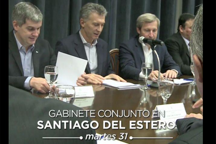 Casa Rosada destacoacute la histoacuterica visita de Macri a Santiago