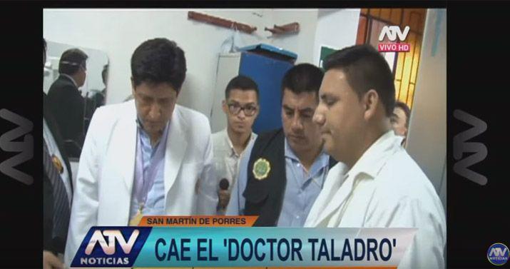 Fue detenido falso odontoacutelogo apodado Doctor taladro