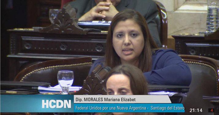 Fuerte defensa de la diputada nacional Mariana Morales al Plan de Reparacioacuten Histoacuterica para los Jubilados