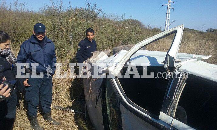 Una docente en grave estado tras volcar en ruta 89