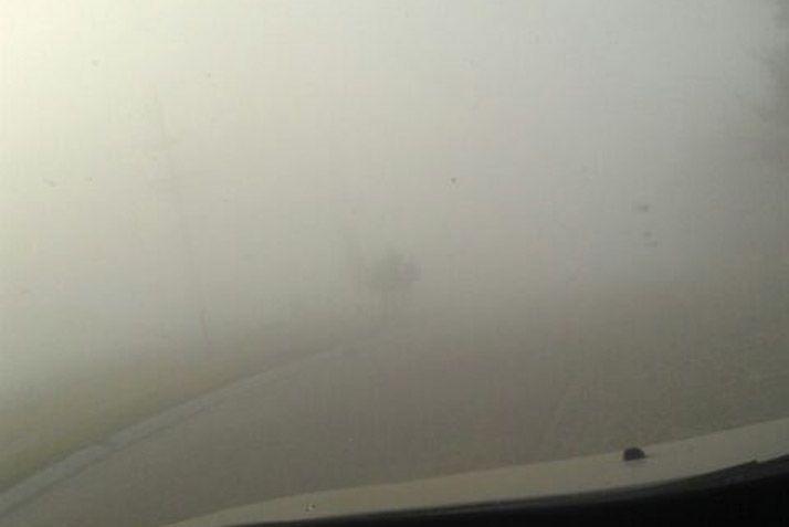 Se registroacute una intensa neblina en Beltraacuten