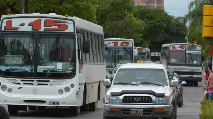 El sospechoso iba en un colectivo