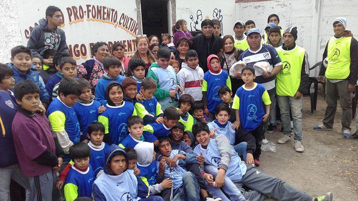 Integrantes de la Sociedad Pro Fomento y Cultura Domingo F Sarmiento de La Banda