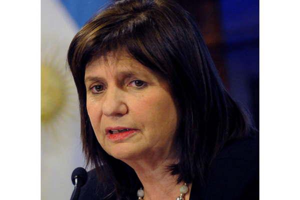 Bullrich- No vamos a dejar pasar una sola intimidacioacuten