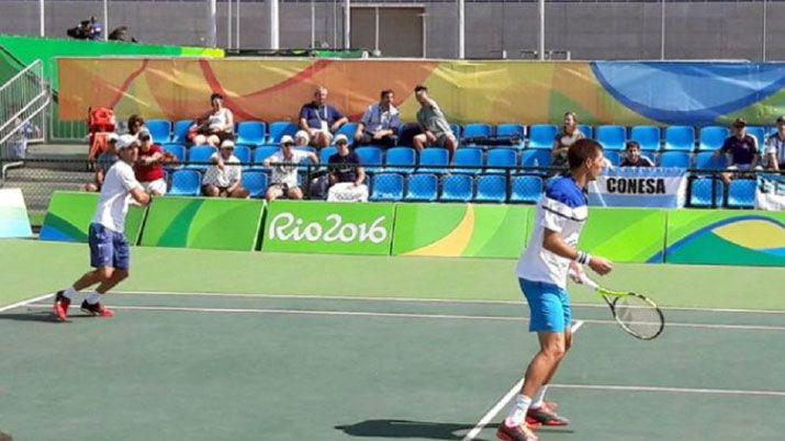 Delbonis y Duraacuten raacutepidamente eliminados en dobles de Riacuteo 2016