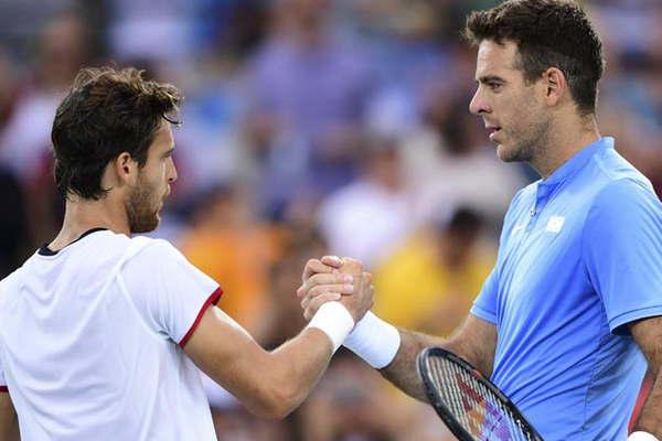 Del Potro sigue muy firme en singles y se despidioacute en dobles  