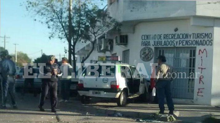 Violento choque en la esquina de Garibaldi y Lavalle