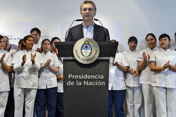 El Presidente lanzoacute el Programa  de Formacioacuten de Enfermeriacutea