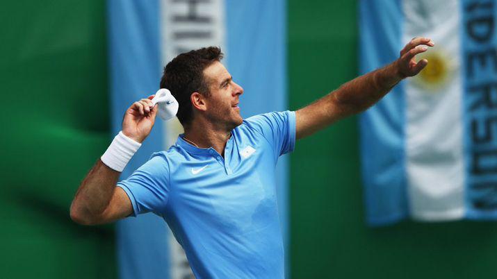 Tenis- Del Potro logroacute la hazantildea y le ganoacute a Agut