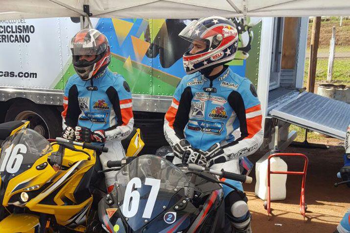 El piloto santiagueño participó en el Campeonato Argentino de Motociclismo de Velocidad 