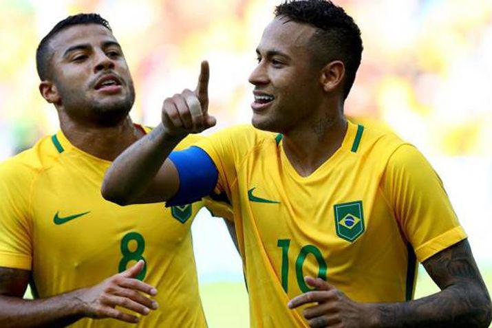 De la mano de Neymar Brasil goleó a su rival