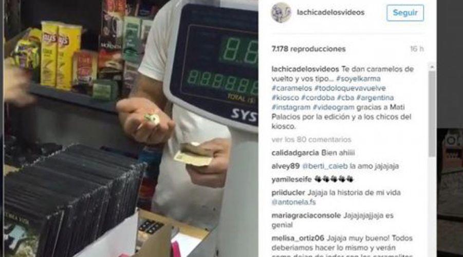 Dulce venganza- fue a comprar sin monedas y pagoacute con caramelos