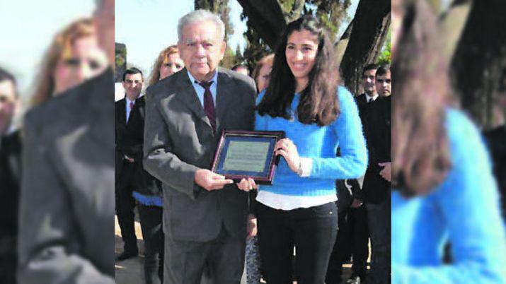 Por primera vez una choyana obtuvo el premio Solidaridad y Patriotismo