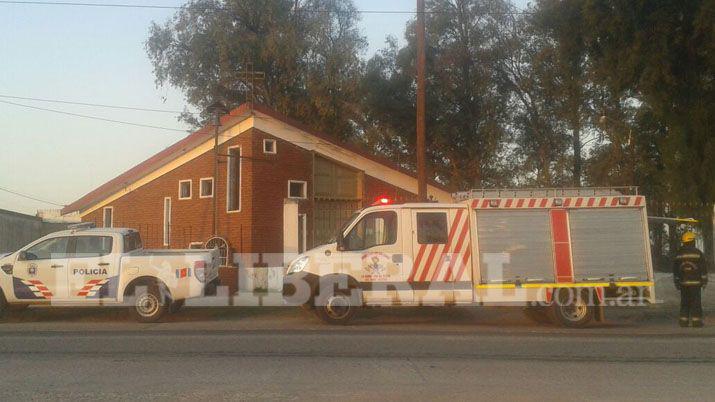 La Banda- se incendió un salón en la Capilla de Itatí 