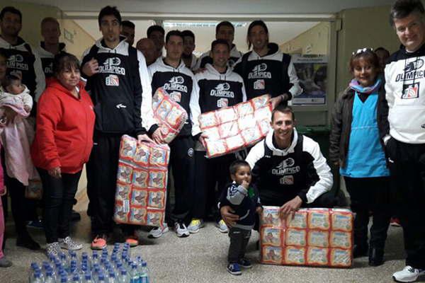 Oliacutempico y un acto solidario en Las Termas 