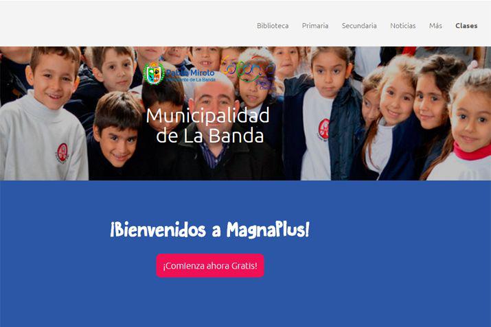 Magnaplus el portal educativo de la comuna bandeña