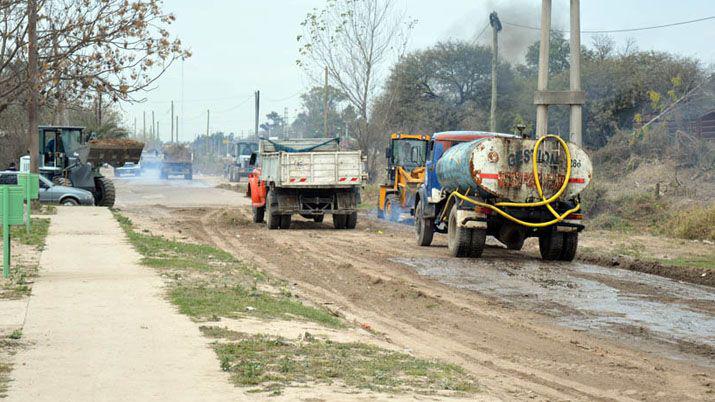 Nuevo cronograma de riego de calles para toda la ciudad