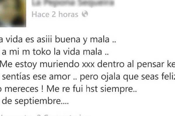 Se despidioacute por Facebook 