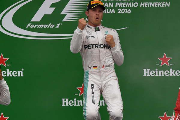 Rosberg se dio el gran gusto en Monza 